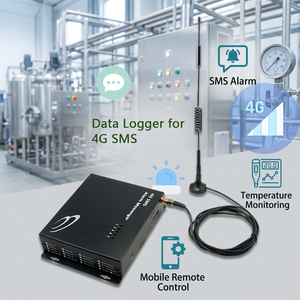 Wireless 4G <b>Temperature</b> Data Logger GSM Sms <b>Temperature</b> Alarm Logger Wireless Fire Alarm System - Product Image 1