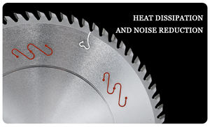 להב מסור דק במיוחד מסגסוגת פלדה מצופה ניטריד, ריתוך לייזר, דרגה תעשייתית WRZ HF014, 185x2.1x1.8x32x50T, ייצור לפי הזמנה (OEM) מאלומיניום - Product Image 5