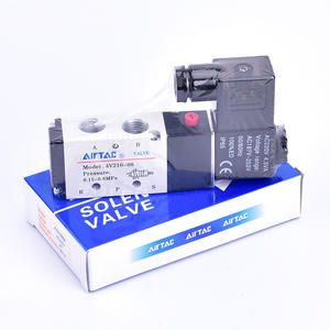 วาล์วโซลินอยด์ Airtac แท้ รุ่น 4V210-08 ควบคุมด้วยไฟฟ้ากระแสตรง 24V กระแสสลับ 220V กระแสสลับ 110V กระแสตรง 12V - Product Image 1