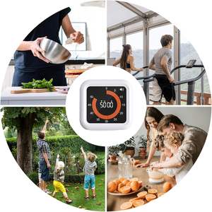 Minuteur Visuel Intelligent Coloré Nouvelle Conception 2025 pour l'Apprentissage des Enfants (compatible Google) - Vente en Gros - Product Image 4