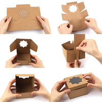 Boîte à hamburger en papier kraft imprimée personnalisée Nouveau design d'emballage ondulé pour hamburgers Colorés et écologiques