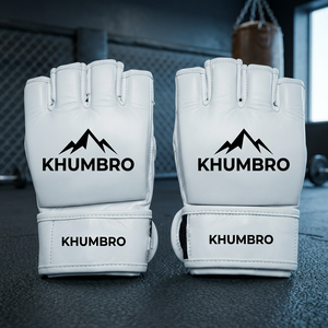 Guantes de MMA KHUMBRO de Cuero con Cierre de Velcro, Unisex, para Entrenamiento de Artes Marciales, Guantes Profesionales para Entrenamiento de MMA - Product Image 3