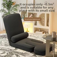 Canapé paresseux moderne et minimaliste Tatami pour salon, petit appartement, dortoir, fenêtre en baie, lit-chaise simple avec dossier, balcon
