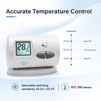 Thermostat intelligent programmable numérique sans fil RF C3RF pour chaudière à gaz, système de chauffage