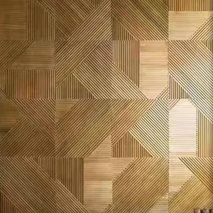 Square wall panel japanese style wall panel interior sound proof 3d wall panels art decorative