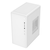 Ruix MY05 bon prix Table blanche bureau Micro ATX boîtier étuis d'ordinateur et tours Support installer ventilateur de panneau latéral