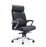 Chaise de bureau pivotante de luxe pour dirigeants, production en gros d'usine, mobilier de bureau, chaise de bureau en cuir pour écoles, hôpitaux, hôtels