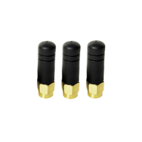 Mini antenne 2,4 GHz 2dBi RP-SMA mâle pour routeur WiFi - Petite antenne avec connecteur SMA omnidirectionnelle