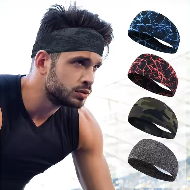 Sports Sweatband Breathable Running Cycling Yoga Dance Fitness Antiperspirant Band