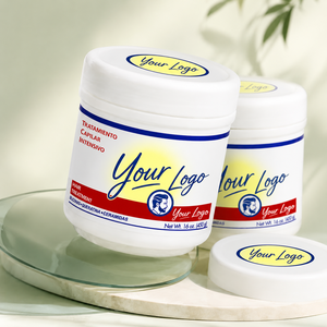 Mascarilla Capilar Intensiva de Marca Privada para Reparar Cabellos Dañados, Crema Acondicionadora Profunda con Silicona, Venta al por Mayor - Product Image 1