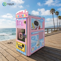 Distributeur automatique de crème glacée commercial, étanche, entièrement automatique, pour extérieur