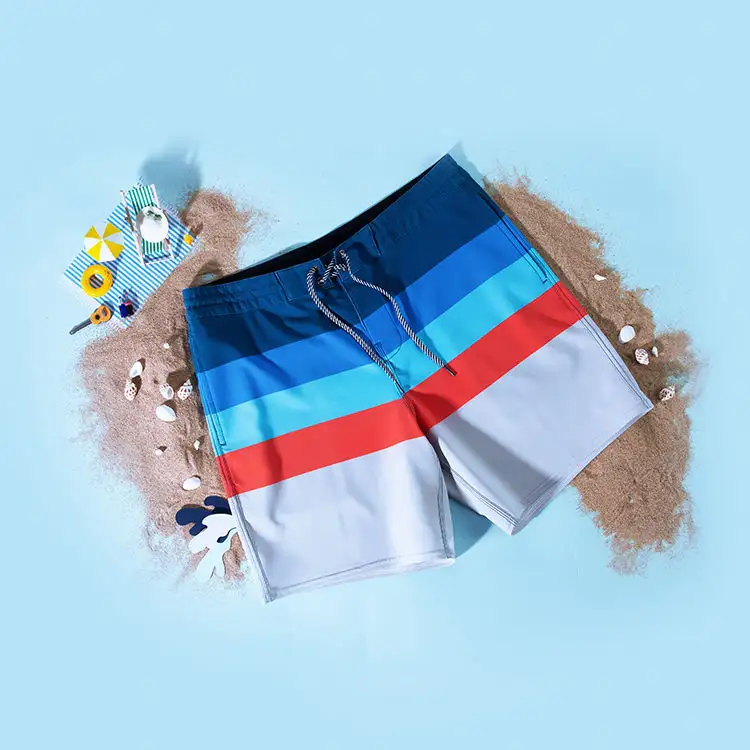 Wholesale Design Fashion Printing Wholesale Recycled Swim Trunks Men Short Pants Beach Luxury Swim Shorts