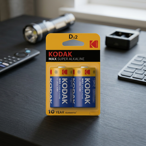 2 Pezzi Batterie Alcaline Kodak Max Super 1,5V LR20-D (Blister) Modello K4020 Confezione da 10.000 - Product Image 3