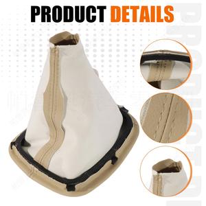 Funda de Palanca de Cambios Paoxiao para Volkswagen Passat B5, Funda Protectora de Cuero Beige para Palanca de Cambios, Pieza CLH71108795 - Product Image 4