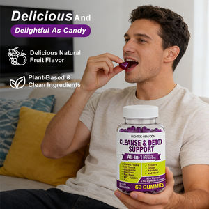 OEM özel etiket anti-alkol karaciğer temizlemek detoks onarım rahatlatmak 1500Mg süt Thistle Anti Hangover Gummies - Product Image 5