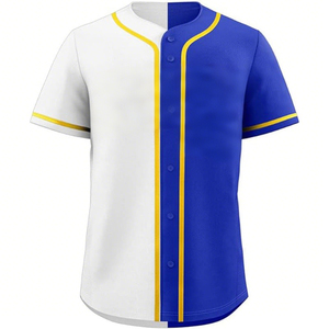 Fabriek Groothandel Ontwerp Snel Droog Maatwerk Logo Gesublimeerd Honkbal Jersey - Product Image 2
