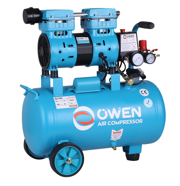 Factory Wholesale High Pressure 8Bar 50L Oil-Free Piston Portable Industrial Air Compressor with Motor