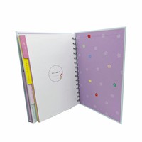 Conception personnalisée Impression Couverture rigide Quotidien Hebdomadaire Événement Étudiant Journal Notebook Spiral Perfect Bound Embossed Agenda Undated