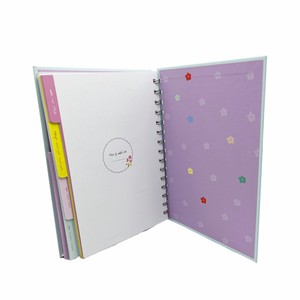 Impresión de diseño personalizado de tapa dura diario semanal diario estudiante cuaderno espiral encuadernado perfecto en relieve Agenda sin fecha - Product Image 5