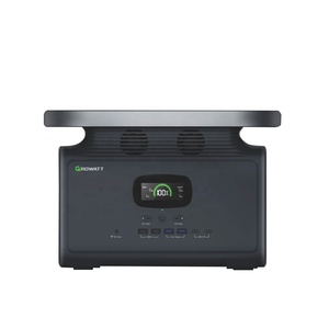 เครื่องสำรองไฟฟ้า UPS 2000W 1512wh รองรับการชาร์จไร้สาย ชาร์จพลังงานแสงอาทิตย์/ยานยนต์  สถานีพลังงานสำรองแบบพกพา Growatt แบตเตอรี่ลิเธียมไอออน - Product Image 1