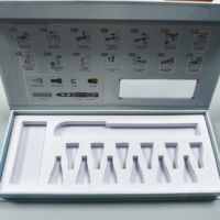 Boîte d'emballage personnalisée à conception libre pour stylo injecteur magnétique et flacon de pilules, avec doublure en éponge, étui de rangement médical écologique, gaufrage de stylo