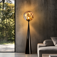 Lampes sur pied en fer LED E27 de style scandinave nordique avec design moderne et hauteur réglable pour salon, bureau, hôtel, chambre à coucher