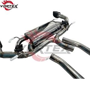 Système d'échappement Catback Vortex haute performance en acier inoxydable SS304 1,5 mm poli miroir pour Alfa Romeo Giulia 2.0T - Product Image 5