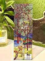 Panneau de séparation en verre émaillé sur mesure, verre artistique stratifié imperméable pour cuisine, salle de bain, hôtel, villa, hall durable