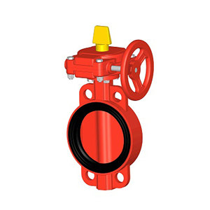 Válvula de Mariposa de Protección Contra Incendios con Clasificación de 300 PSI y Interruptor de Supervisión de 6 Pulgadas (150 mm) |   Válvula de Accionamiento por Engranajes con Certificación UL/FM de WEFLO - Product Image 2