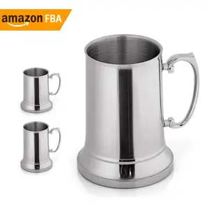 Ý Tưởng Sản Phẩm Mới 2024 Caspian Đôi Tường Cocktail Thép Không Gỉ Bia Tankard Chất Lượng Cao Bia Cốc Gương Hoàn Thiện