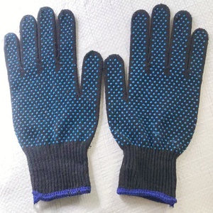 Gants de sécurité de travail en coton blanc à pois antidérapants en <span class=keywords><strong>PVC</strong></span>, guantes de jardinage, matériaux de construction, outils, ensemble de maçonnerie, <span class=keywords><strong>menuiserie</strong></span> - Product Image 4