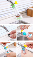 Adaptateur de buse de robinet de douche universel 360 Rotation économie d'eau économiseur plastique Durable buse de filtre de robinet