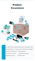 Lampe Excimer Portable Certifiée CE à Longueur d'Onde Unique 308nm pour Traitement Efficace du Psoriasis et du Vitiligo, en ABS de Qualité Médicale