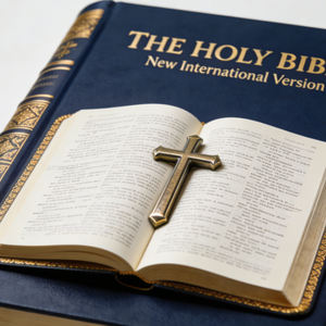 <span class=keywords><strong>Biblia</strong></span> Sagrada Versión King James Personalizable - Piel Sintética Marrón Oscuro Premium con <span class=keywords><strong>Letras</strong></span> Doradas - Impresión Directa de Fábrica - Product Image 3