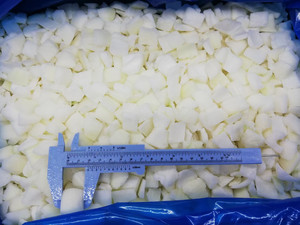 Nueva cosecha congelada en cubitos QINGDAO, cebollas al por mayor, embalaje a granel de grado, cebolla amarilla fresca/cebolla roja con 100% Material fresco IQF - Product Image 6