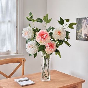 Venta Directa de Fábrica, Flores de Peonía Artificiales de Alta Calidad, Peonías Realistas para Centros de Mesa en Bodas y Eventos - Product Image 4
