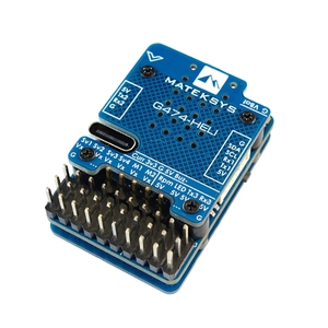 Contrôleur d'<span class=keywords><strong>hélicoptère</strong></span> RC sans barre de direction MATEKSYS G474-HELI, corps métallique unisexe, STM32G/ICM42688P/SPL06L/2x BEC, batterie 2-6S - Product Image 6