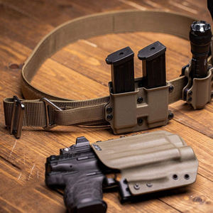 ALFA regolabile per fettuccia pesante in metallo a scorrimento nero strumento tattico per pistola cintura in Nylon fibbia 38MM - Product Image 2