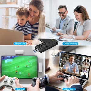 USB 3.0 1800Mbps Dual Band WiFi Dongle WLAN Adapter With Antenna for <b>PC</b> External 2.4/5G Ethernet Interface Stock Product 5ghz Wi - Product Image 5