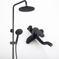 Nouvel ensemble de robinetterie de douche pour salle de bain, mitigeur eau chaude et froide, ensemble de douche
