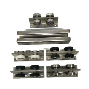 Ruedas <span class=keywords><strong>para</strong></span> Puertas Correderas Industriales de Alta Resistencia Songyin Kunshen, 4 Carrozas, Componentes de Ruedas <span class=keywords><strong>para</strong></span> Puertas Correderas - Product Image 5