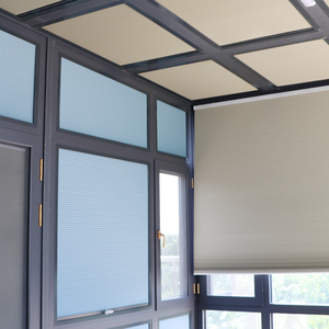 بيع المصنع حسب الطلب منزل أخضر سماوي بمحرك 25 قرص العسل الستائر الخلوية الخفيفة - Product Image 1