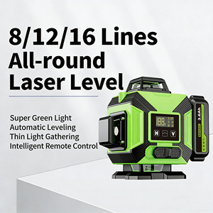 Niveau laser 4D 8/12/16 lignes à lumière verte super puissante avec <span class=keywords><strong>auto</strong></span>-nivellement automatique - Product Image 1