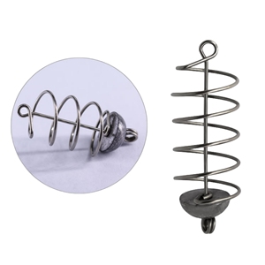Accessori per pesca con esca girevole da pesca in acciaio inossidabile con chiusura a molla accessori per attrezzi da pesca - Product Image 1