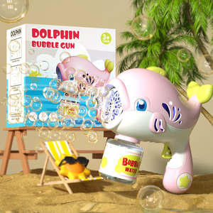 Nuovo Giocattolo Estivo 2023: Macchina per Bolle di Sapone a Forma di Delfino Colorato, Gioco per Esterni con Migliaia di Bolle - Product Image 5