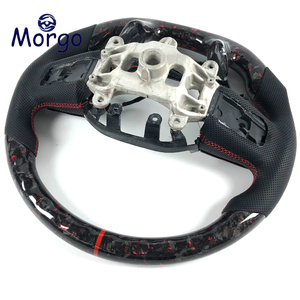 Volante Deportivo <span class=keywords><strong>de</strong></span> Fibra <span class=keywords><strong>de</strong></span> Carbono Forjado para Dodge Ram RX Rebel 1500 3500 4500 SRT 2018-2022 - Product Image 6