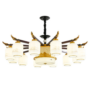 Chinese Style Chandelier Multi Head Led <b>Light</b> For Living Room Dining Room Bedroom Home Decoration - Product Image 4