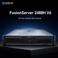 Serveur FusionServer 2488H V6 pour centre de données d'entreprise, avec quatre sockets, montable en rack, pour virtualisation et extension de stockage de base de données