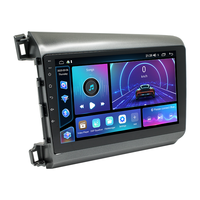 Autoradio Android BQCC 10 pouces pour Mitsubishi Lancer 2007-2015, 2 Din, Mirror Link, Aux, GPS Navigation, WiFi mondial, carte SIM