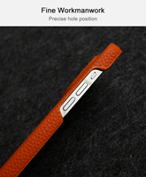 Coque de Téléphone en Cuir Véritable pour Samsung Galaxy S24 Ultra S23 Plus, Étui en Cuir Souple